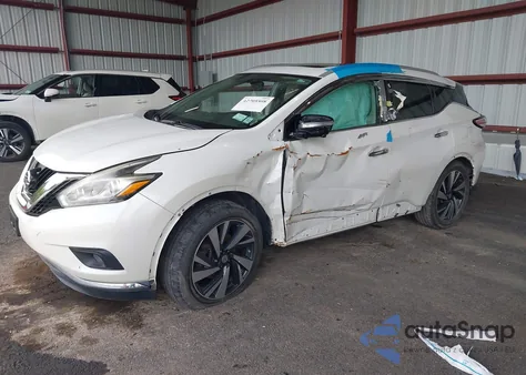 2015 Nissan Murano Platinum из США, поврежденный, VIN 5N1AZ2MH9FN272351